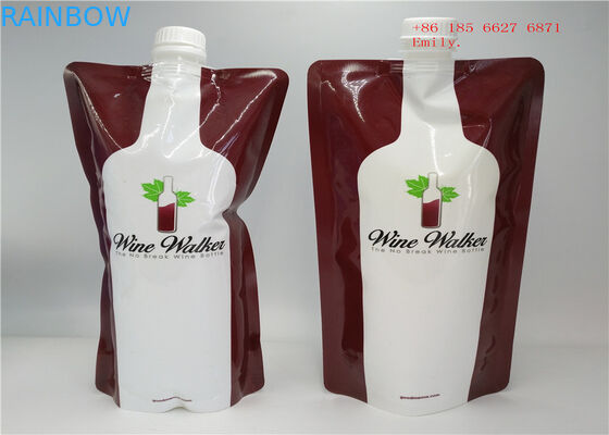 과일 주스를 위한 플라스틱 짜기 음식 급료를 포장하는 재사용할 수 있는 주둥이 주머니