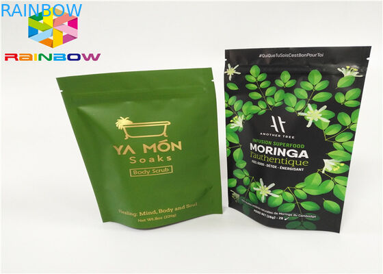 관례는 차 커피 분말 주머니를 위한 재상할 수 있는 주문 Zip 알루미늄 호일 차 지플락 mylar 식품 포장 부대를 인쇄했습니다