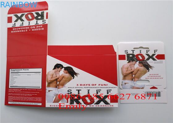 남성 성 알약을 위해 12000 PC MOQ를 포장하는 CMYK 색깔 물집 카드