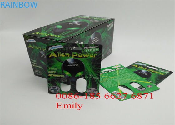 남성 성 알약을 위해 12000 PC MOQ를 포장하는 CMYK 색깔 물집 카드