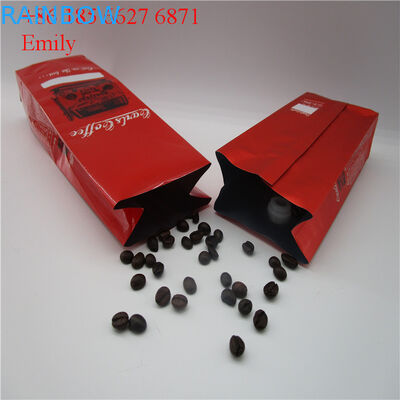 일방통행 벨브 가스를 제거를 가진 250g 500g를 포장하는 포일 주머니를 지퍼로 잠그십시오