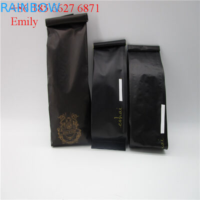 일방통행 벨브 가스를 제거를 가진 250g 500g를 포장하는 포일 주머니를 지퍼로 잠그십시오