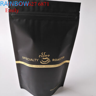 일방통행 벨브 가스를 제거를 가진 250g 500g를 포장하는 포일 주머니를 지퍼로 잠그십시오