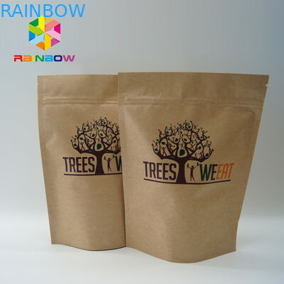 개인 소형 간식 식품 포장 팝콘용 맞춤형 브라운 크래프트 종이