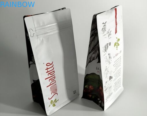 산업 커피를 위한 구획 바닥을 포장하는 편평한 정연한 플라스틱 주머니