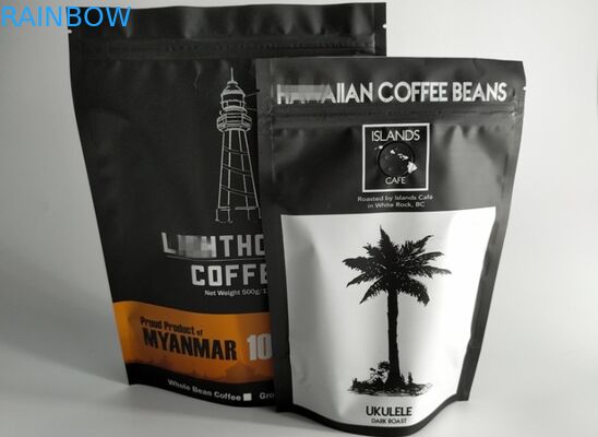 벨브를 가진 지퍼 최고 바다표범 어업을 포장하는 박판으로 만들어진 주문 플라스틱 주머니