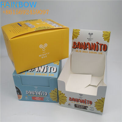 CMYK / 맞춤형 색상 디스플레이 종이 박스 초콜릿 바에 대한 SGS 인증