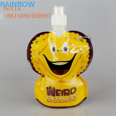 맞춤 인쇄 된 스푸트 봉지 포장, 음료에 재사용 가능한 투명한 액체 스푸트 봉지