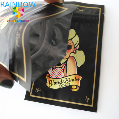 3 측은 의류/소녀 부속품을 위해 포장하는 플라스틱 주머니를 밀봉했습니다