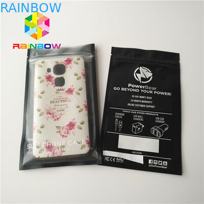 포장하는 Ziplock에 의하여 재생된 플라스틱 주머니, 인쇄된 USB 관례는 주머니를 위로 서 있습니다