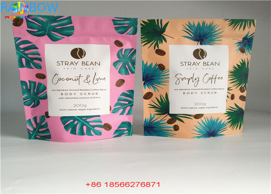 레이저 지퍼를 가진 화장용 포장 부대 홀로그램에 의하여 박판으로 만들어진 물자를 위로 서 있으십시오