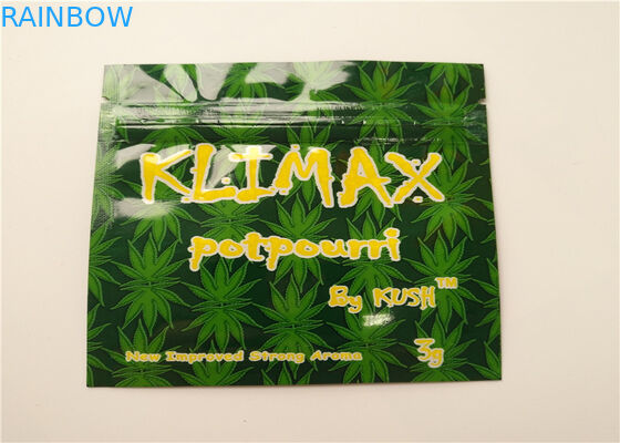 SGS 초본 향 포장 홀로그램 포일 Vape 카트리지 소형 Mylar Ziplock 부대