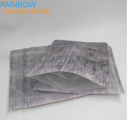 음식 급료는 차 패킹을 위한 주머니 부대 플라스틱 주문 포일 광택이 없는 끝을 위로 서 있습니다