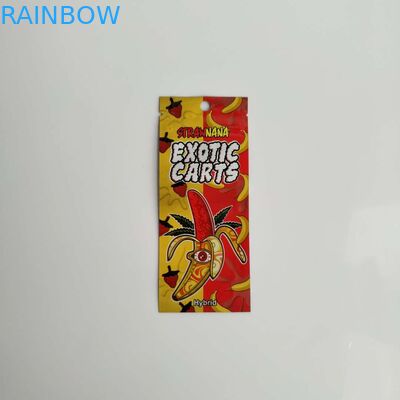 Resealable Zip Vape 기름 펜 탄약 주머니를 포장하는 3개의 측에 의하여 밀봉되는 플라스틱 주머니