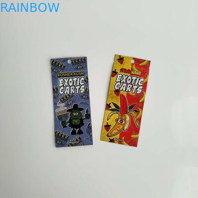 Ziplock를 가진 손수레 금 끝 Mylar 이국적인 부대를 포장하는 재사용할 수 있는 플라스틱 주머니