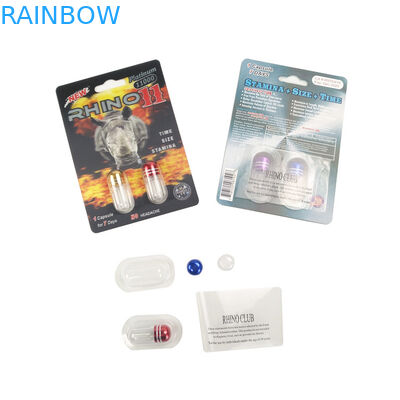 남자 향상 피임약 라이노 600K 700K 플래티넘 성 알약 팩을 싸기 위한 새로운 맘바 검은 말 최고 표범 3D 카드