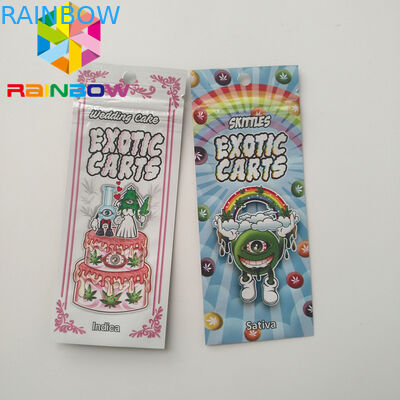 마리오 이국적인 손수레 소형 Mylar 부대를 포장하는 Vape 카트리지 플라스틱 주머니