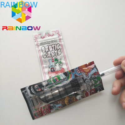 마리오 이국적인 손수레 소형 Mylar 부대를 포장하는 Vape 카트리지 플라스틱 주머니