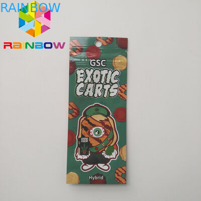 Cbd 지플락 기름 이국적인 손수레를 포장하는 Vape 자필 카트리지 플라스틱 주머니