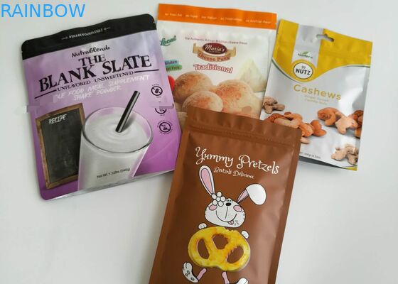 알루미늄 호일 주입 Superfood Moringa 진공 물개 저장은 주문 인쇄 로고를 자루에 넣습니다