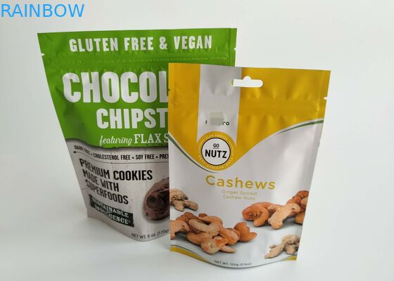 주문 Sealable 비닐 봉투 사진 요판 인쇄를 포장하는 주머니 맛있은 과자를 위로 서 있으십시오