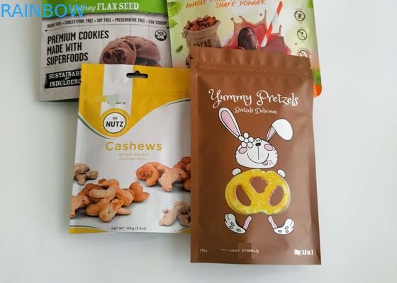 물고기 밥을 위한 말린 식품 포장 부대 알루미늄 플라스틱 지퍼 정상은 향미료를 씨를 뿌립니다