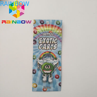 Mylar 소형 지플락 부대, Mylar 식품 포장 자필 이국적인 손수레 Vape 카트리지