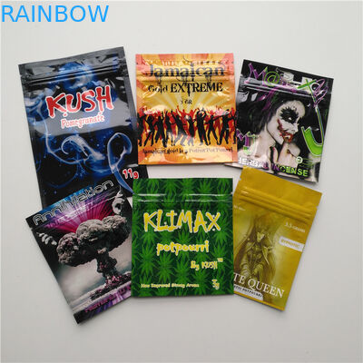 초본 향 작은 플라스틱 주머니 식용 Gummies는 Frogies 사탕 부대를 품습니다