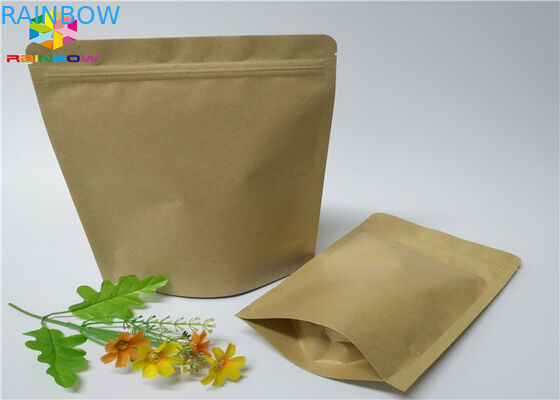 Kraft는 종이 봉지 견과 기술 설탕 간식 창 포장 Ziplock를 주문을 받아서 만들었습니다