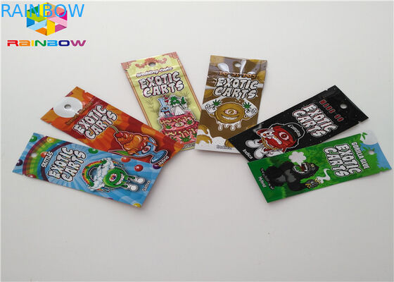 눈물 노치를 가진 알루미늄 호일 Zip 자물쇠 비닐 봉투 식품 포장 주머니 주문 크기