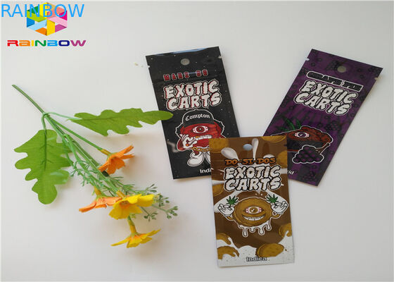 눈물 노치를 가진 알루미늄 호일 Zip 자물쇠 비닐 봉투 식품 포장 주머니 주문 크기