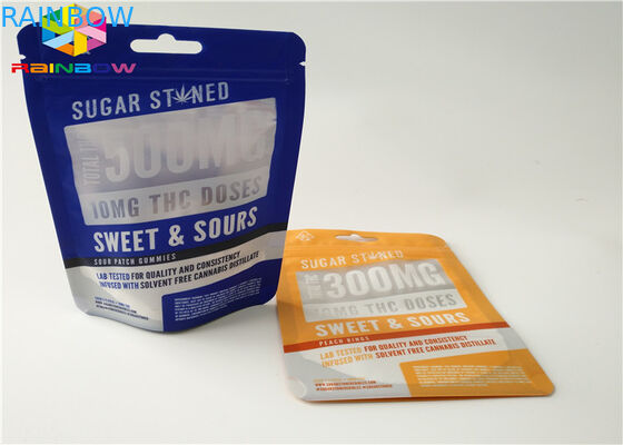 눈물 노치를 가진 알루미늄 호일 Zip 자물쇠 비닐 봉투 식품 포장 주머니 주문 크기