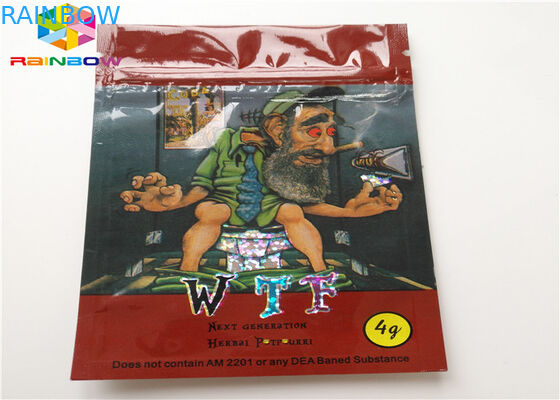 초본 향 적용되는 Resealable 비닐 봉투 AC1003 CBD Vape 기름 카트리지 포장