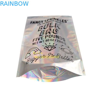 자필 포장은 지퍼 주머니 부대 주문화에 의하여 인쇄된 플라스틱을 위로 서 있습니다