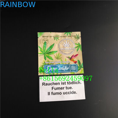 지플락 담배 잎을 포장하는 Mylar 초본 향은 부대 120-180 Mic 간격을 위로 서 있습니다