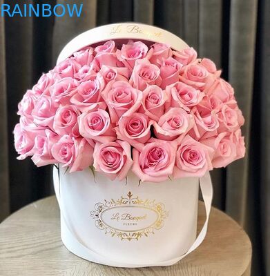 로고를 가진 방수 재상할 수 있는 종이상자 포장 마분지 둥근 꽃 상자