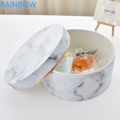 로고를 가진 방수 재상할 수 있는 종이상자 포장 마분지 둥근 꽃 상자