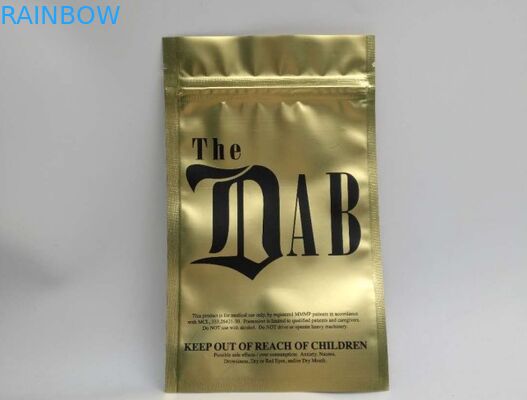 Zip 자물쇠는 포장 음식 씨를 위한 주머니 포장 알루미늄 광택이 없는 주머니를 위로 서 있습니다