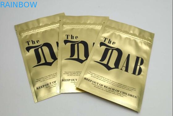 Zip 자물쇠는 포장 음식 씨를 위한 주머니 포장 알루미늄 광택이 없는 주머니를 위로 서 있습니다