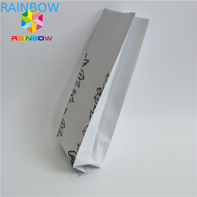 Kraft 종이 측 삼각천은 커피 주머니, 밀봉한 비닐 봉투 주문 인쇄를 위로 서 있습니다