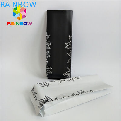 Kraft 종이 측 삼각천은 커피 주머니, 밀봉한 비닐 봉투 주문 인쇄를 위로 서 있습니다