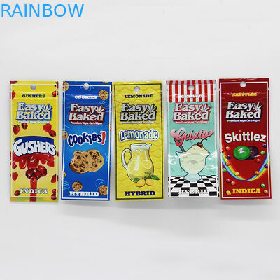 Zip 자물쇠 부대 Mylar 유형 주문 인쇄를 포장하는 손수레 이국적인 플라스틱 주머니