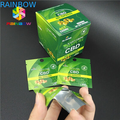 Resealable 지플락 Mylar 부대 CBD 대마 잡초 포장을 포장하는 아이 증거 플라스틱 주머니