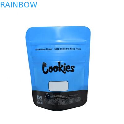 3.5g 과자를 포장하는 주문 초본 향은 명확한 창을 가진 Mylar 아이 증거를 자루에 넣습니다