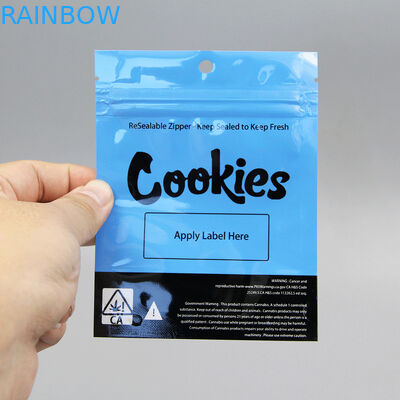 3.5g 과자를 포장하는 주문 초본 향은 명확한 창을 가진 Mylar 아이 증거를 자루에 넣습니다