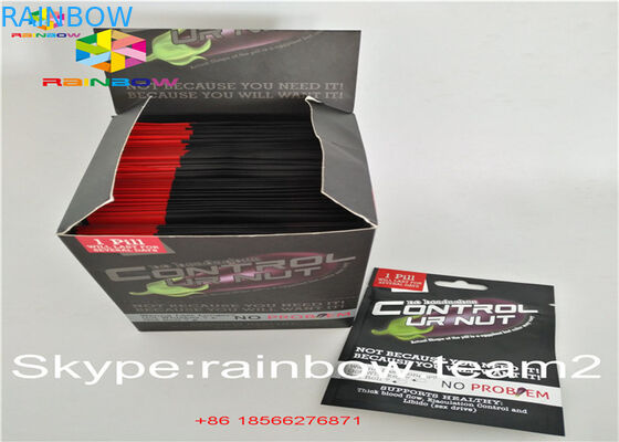 아이 증거 지퍼 알루미늄 호일은 주머니 CBD/카트리지 Packingfor 설탕 분말을 위로 서 있습니다