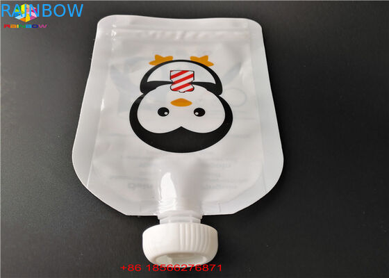 알루미늄 호일을 포장하는 FDA/SGS 주둥이 부대는 액체 음식/음료를 위한 부대를 위로 서 있습니다