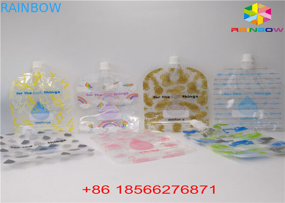 알루미늄 호일을 포장하는 FDA/SGS 주둥이 부대는 액체 음식/음료를 위한 부대를 위로 서 있습니다