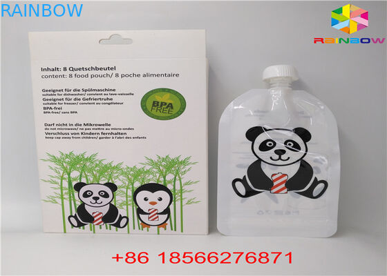 알루미늄 호일을 포장하는 FDA/SGS 주둥이 부대는 액체 음식/음료를 위한 부대를 위로 서 있습니다