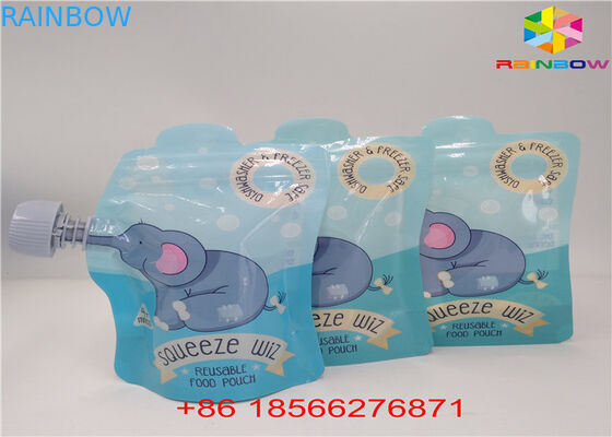 알루미늄 호일을 포장하는 FDA/SGS 주둥이 부대는 액체 음식/음료를 위한 부대를 위로 서 있습니다